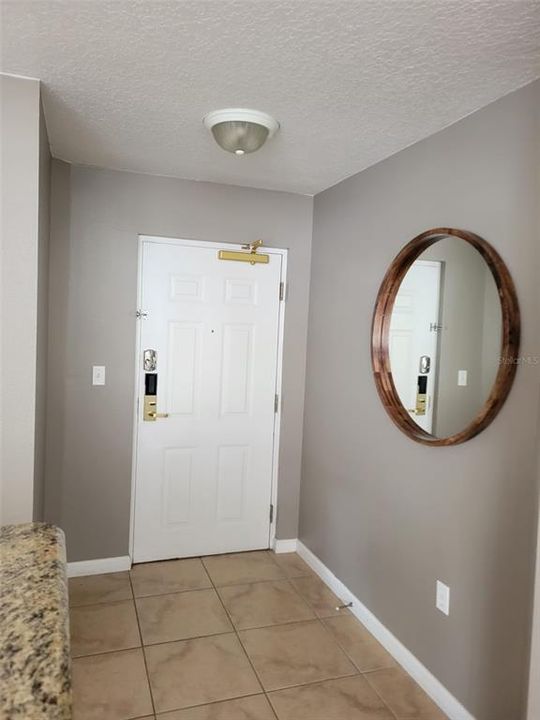 freshly painted and decorated entrance hall