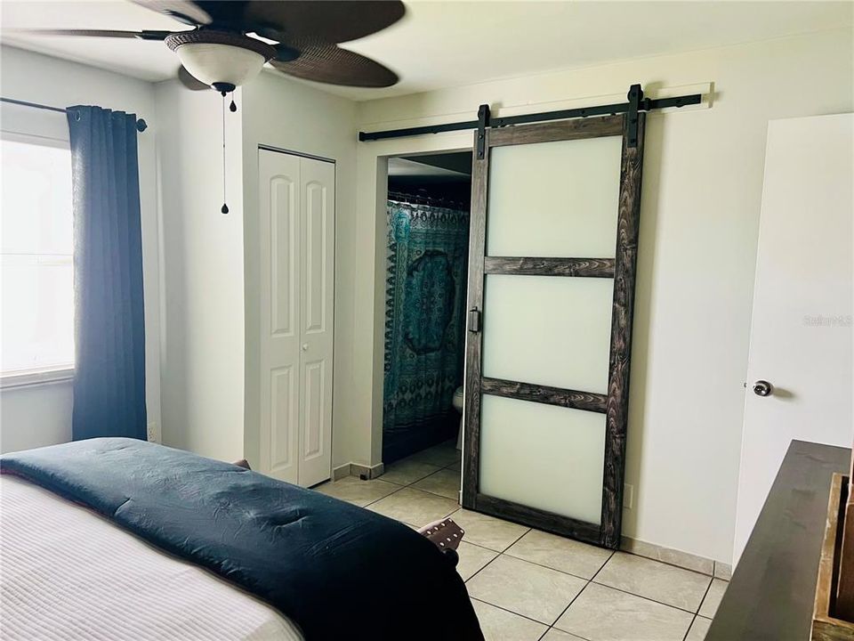 Main Bedroom leading to main bathroom