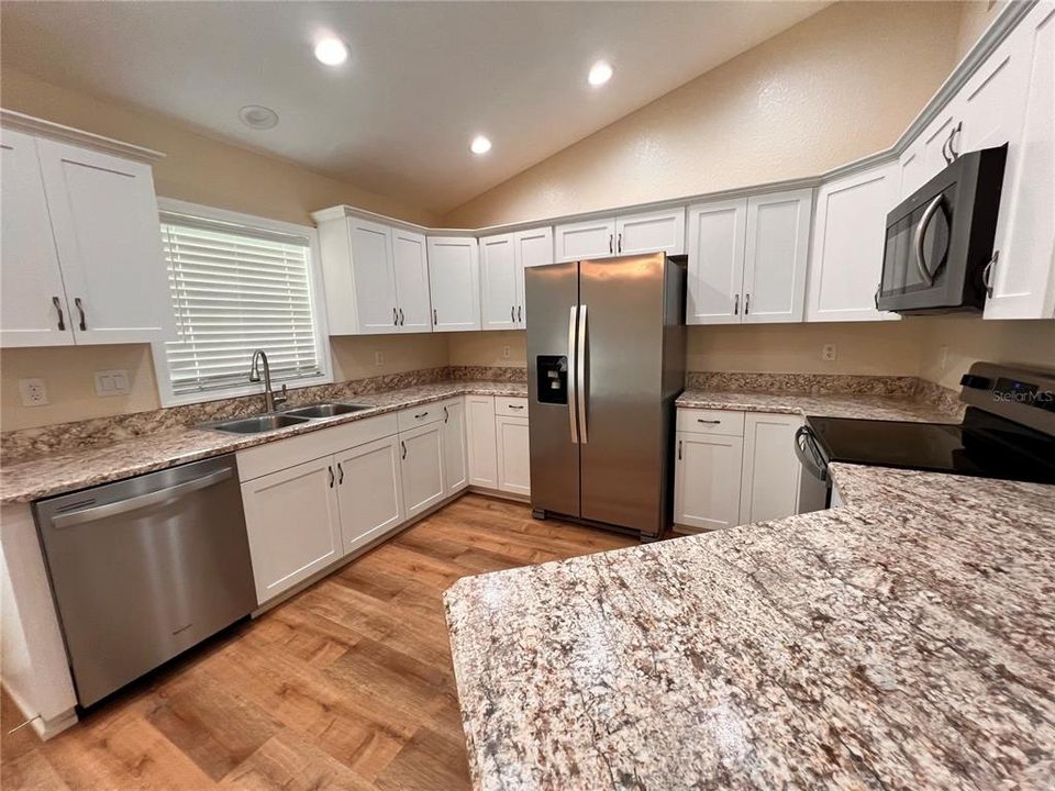 Great lighting and a window over the sink!