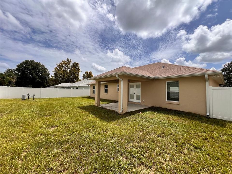 awe...the backyard covered porch, hard to find