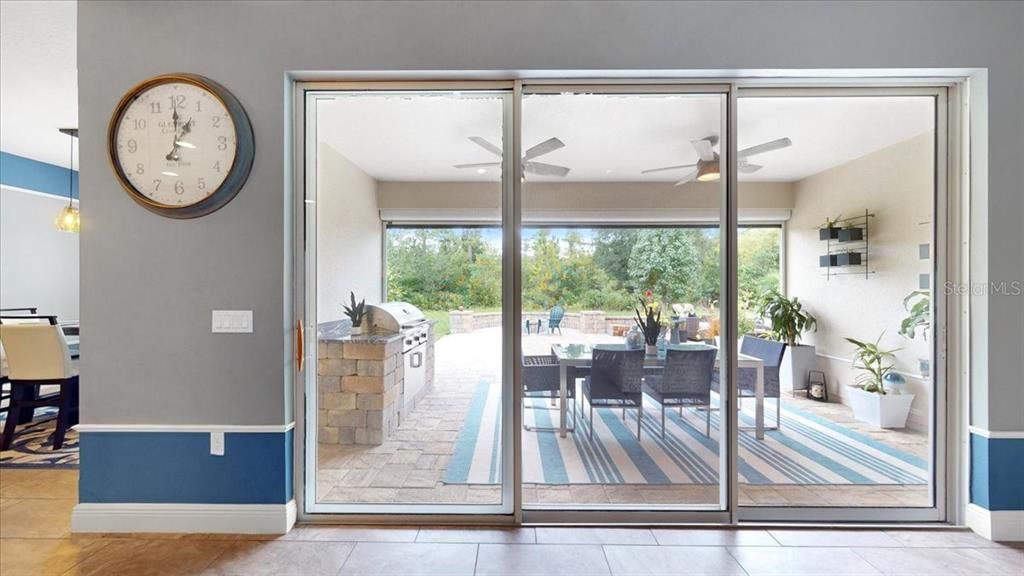 Large Patio with a Summer Kitchen