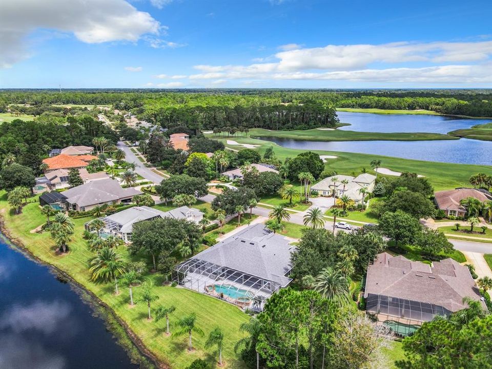 Rear Yard/Pond Aerial