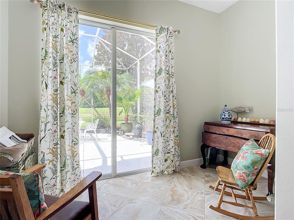 Bedroom 3 Sitting Area/Lanai View