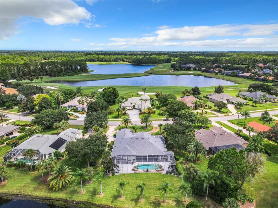 Rear Yard/Pond Aerial