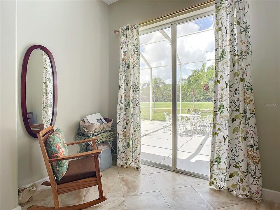 Bedroom 3 Sitting Area/Lanai View