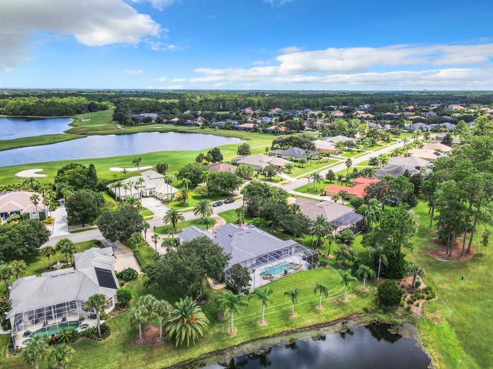 Rear Yard/Pond Aerial