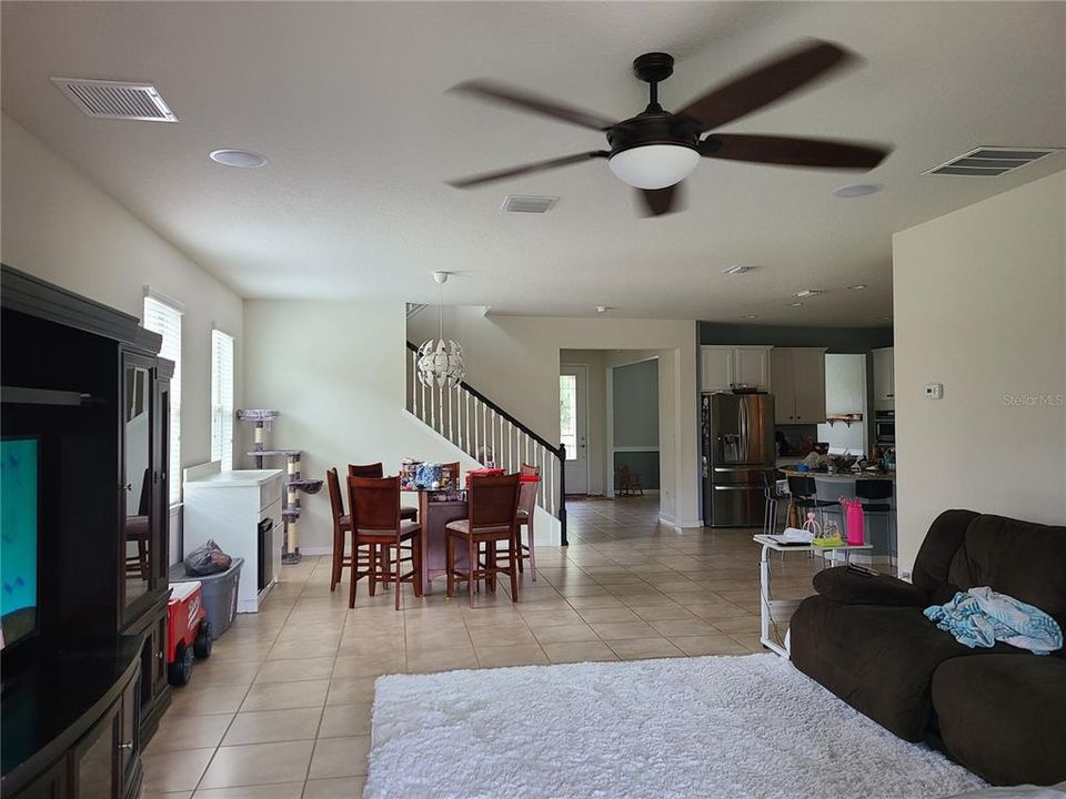 Living Room and Eat in Dining Area