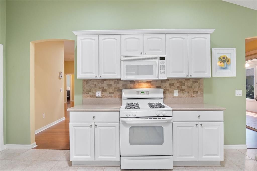 Kitchen with abundant cabinetry and Breakfast Nook