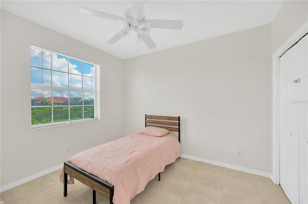 Secondary bedroom #5 is 10'x12' and is located on 2nd floor just off the living room and has access to a half bath.