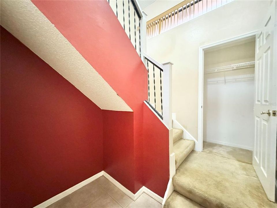 Front entrance - coat closet