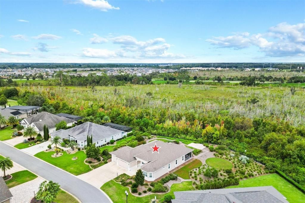 Aerial view of Preserve