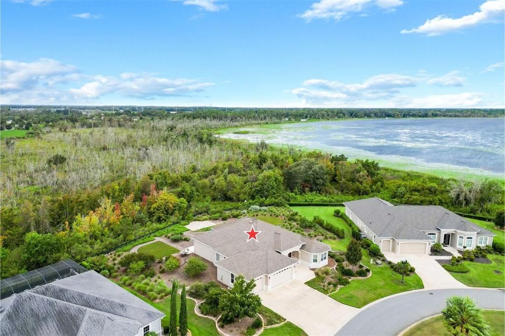 Aerial view of Lake Deaton