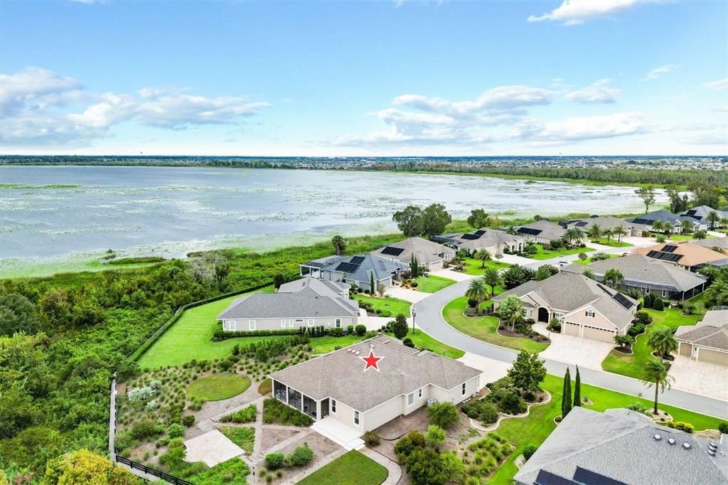 Aerial view of Lake Deaton