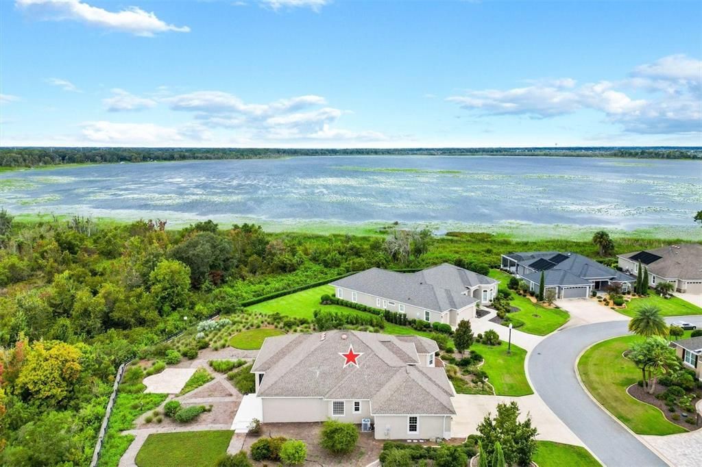 Aerial view of Lake Deaton