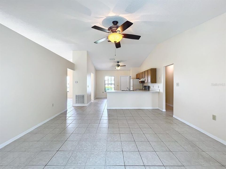 Family Room - view toward kitchen