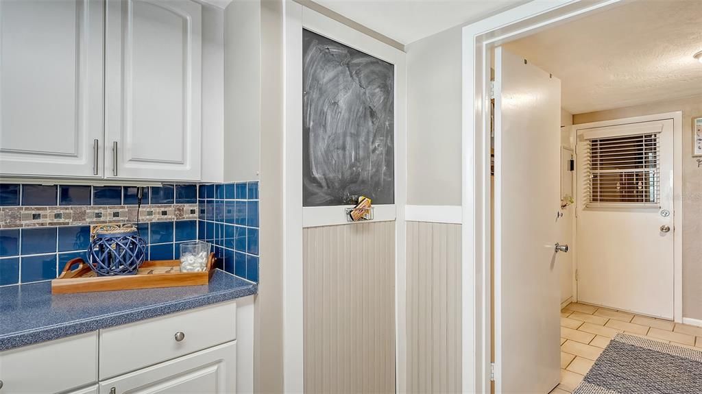 Very Spacious Kitchen---hey is that the "secret door"??