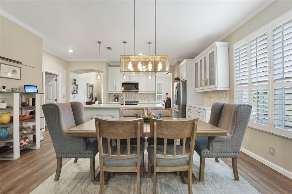 View from Dinette to Kitchen area