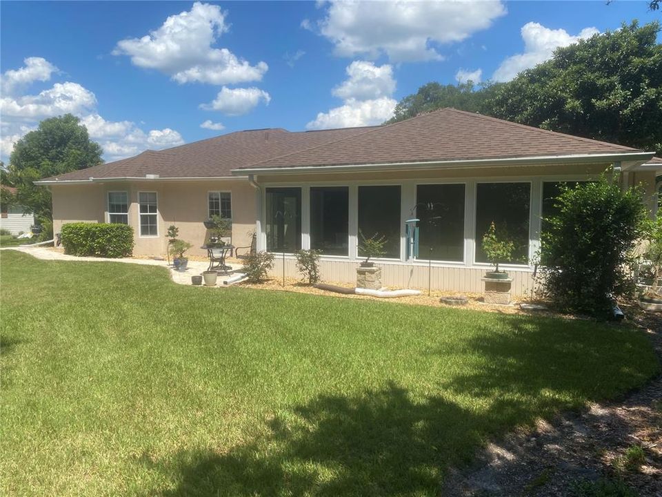 Florida Room From Backyard.