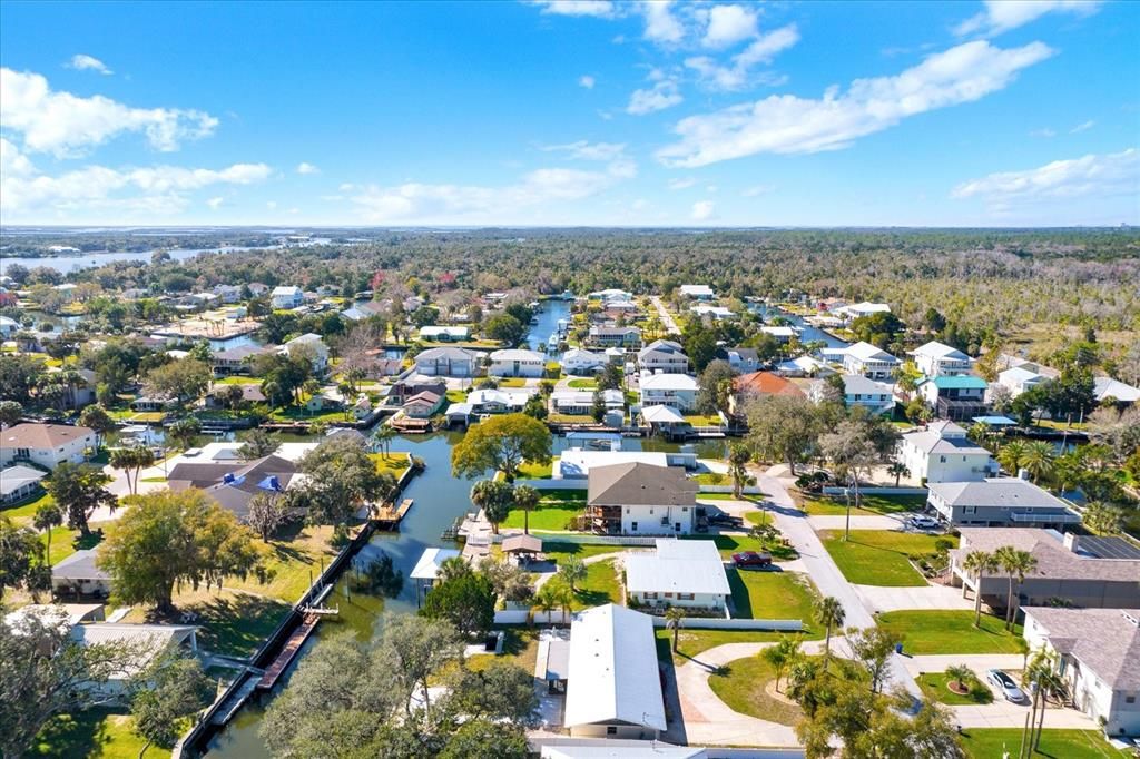 Aerial View Looking West