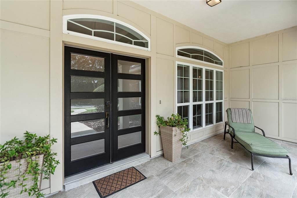 Beautiful front door with keyless entry available