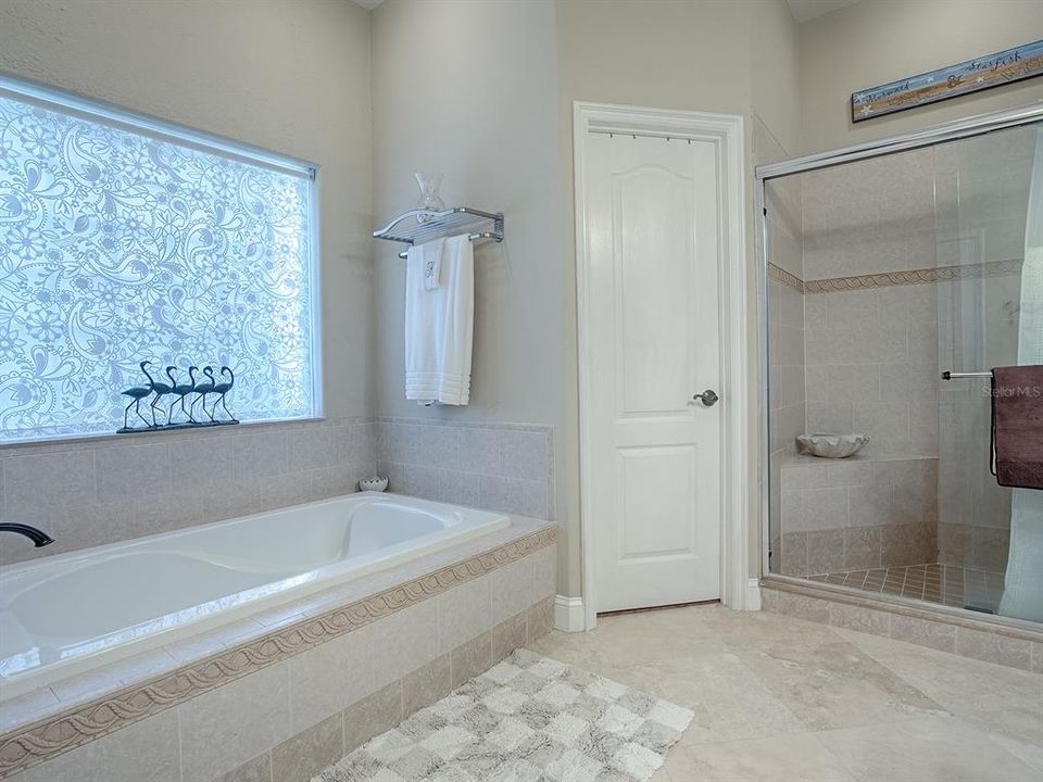 Garden tub and separate water closet