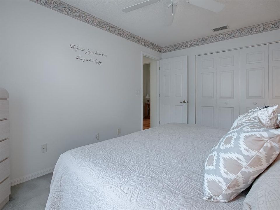 DOUBLE DOOR CLOSET FOR EXTRA STORAGE