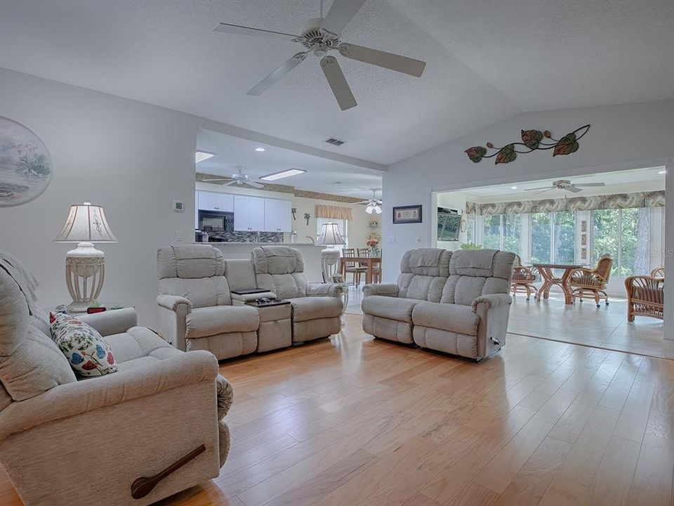 SPACE GALORE AND PLENTY OF NATURAL LIGHT COMING IN FROM THE FLORIDA ROOM