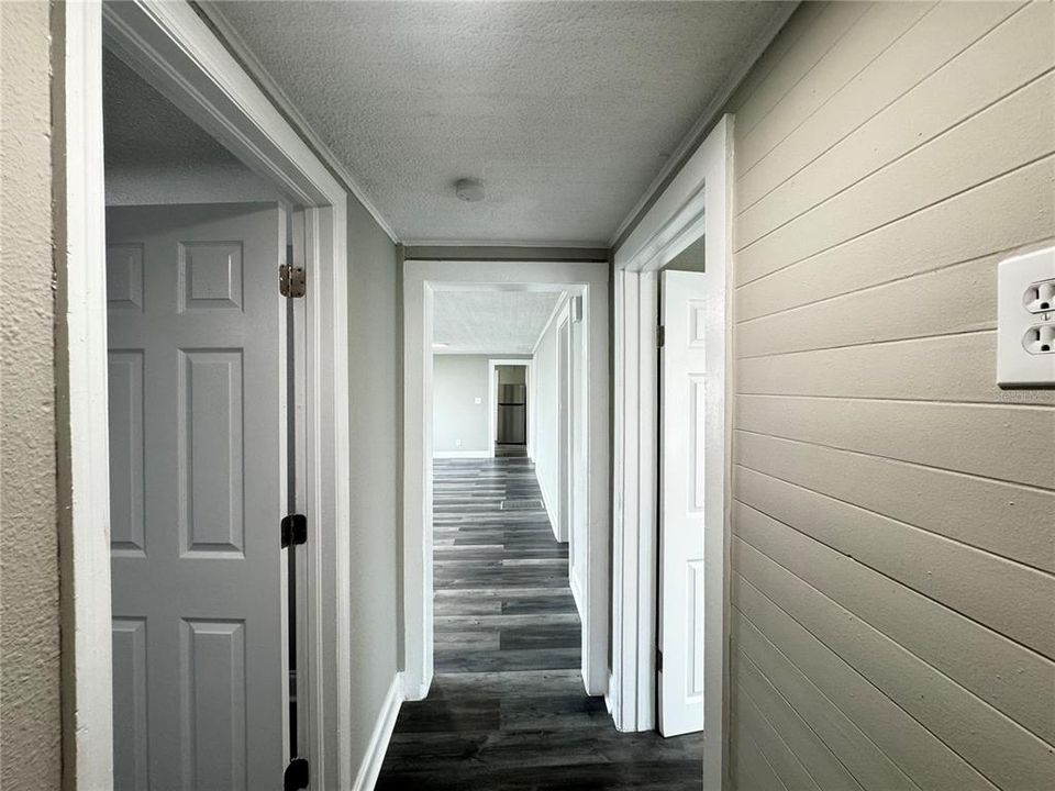 Hallway once inside front door.