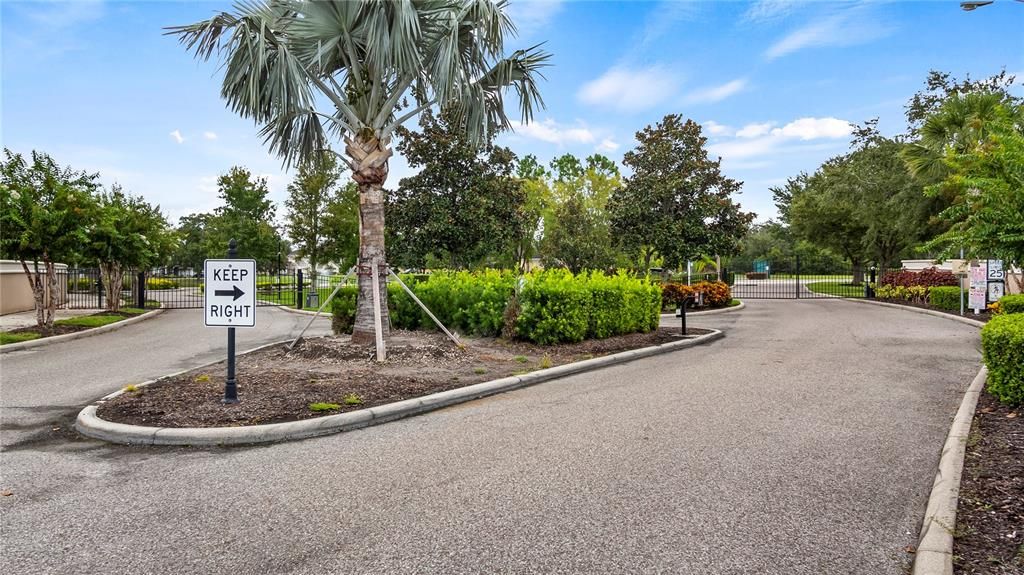 Community Gated Entrance