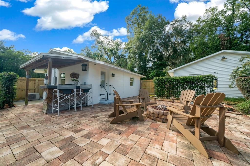 Exterior of Guest Home and Detached Garage