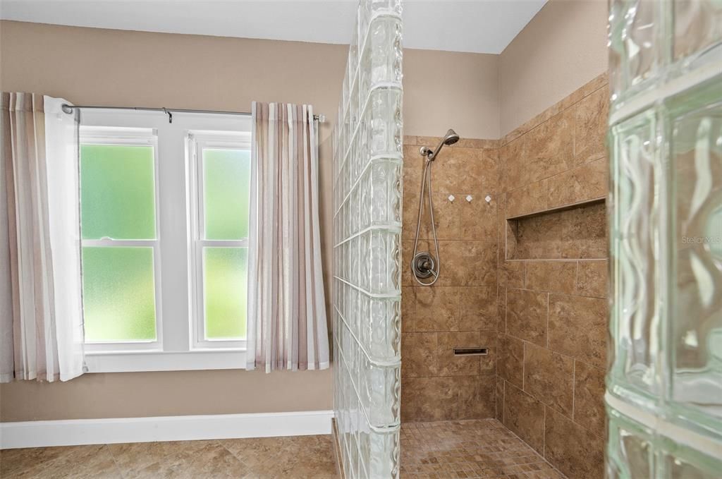 Primary En Suite Bathroom Walk In Shower, Main Home