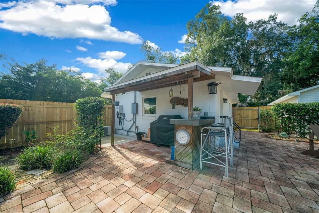 Outdoor Covered Grill Area