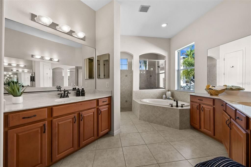 Primary/Master Bath with Dual Vanities