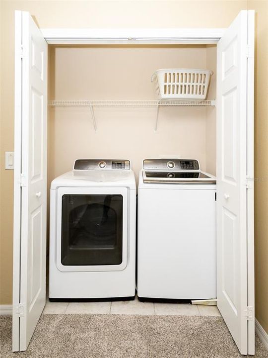 Upstairs Laundry Closet