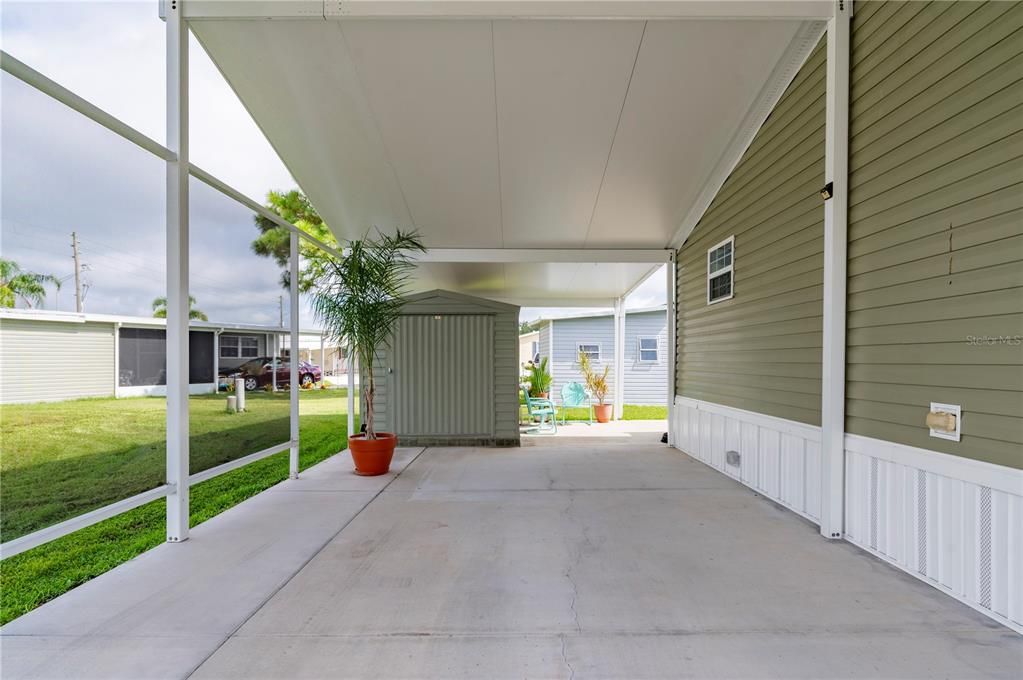 Very tall Carport