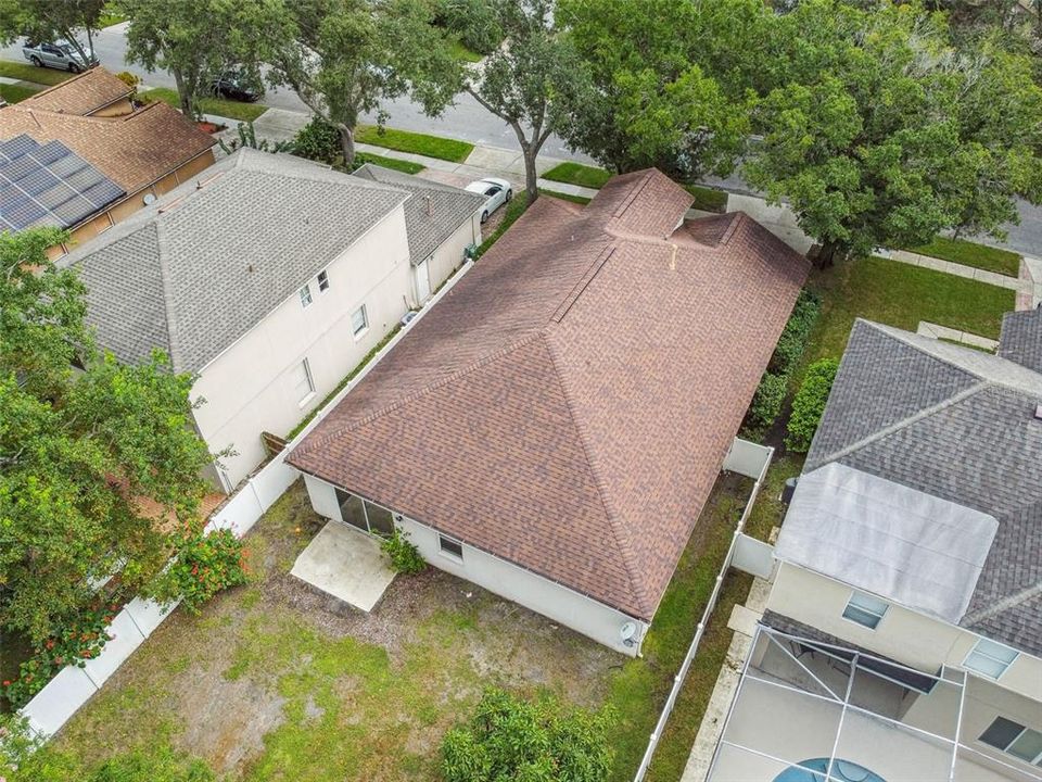 Aerial Back Yard