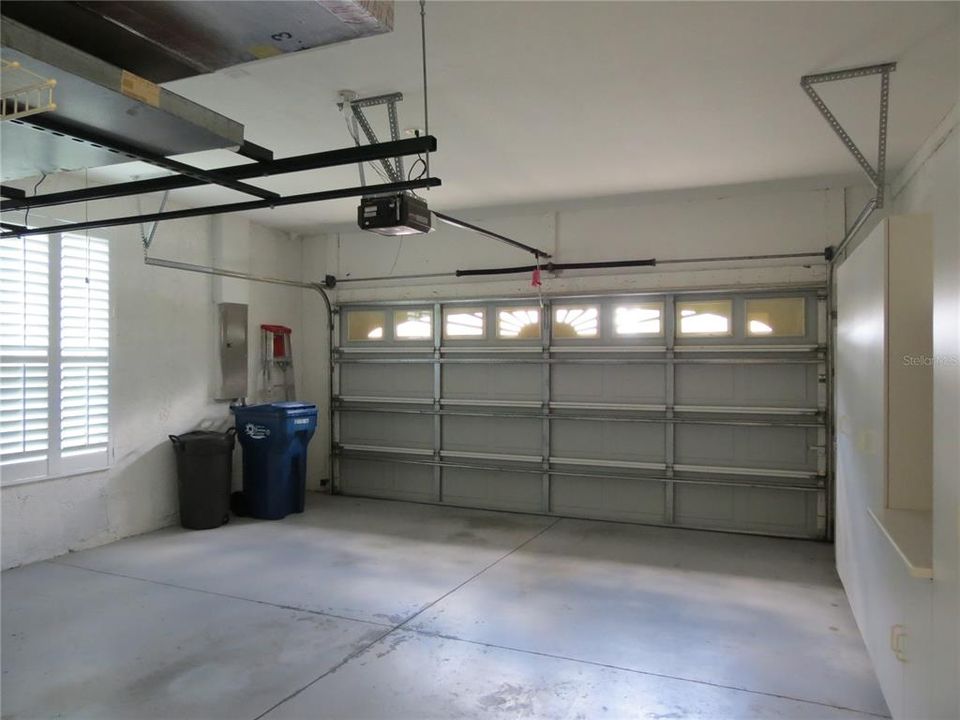 2 car Garage with storage