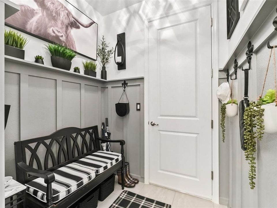 Mudroom to 2 Car Garage