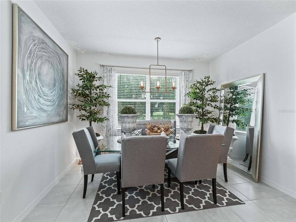 Breakfast Nook overlooking Backyard & Farm