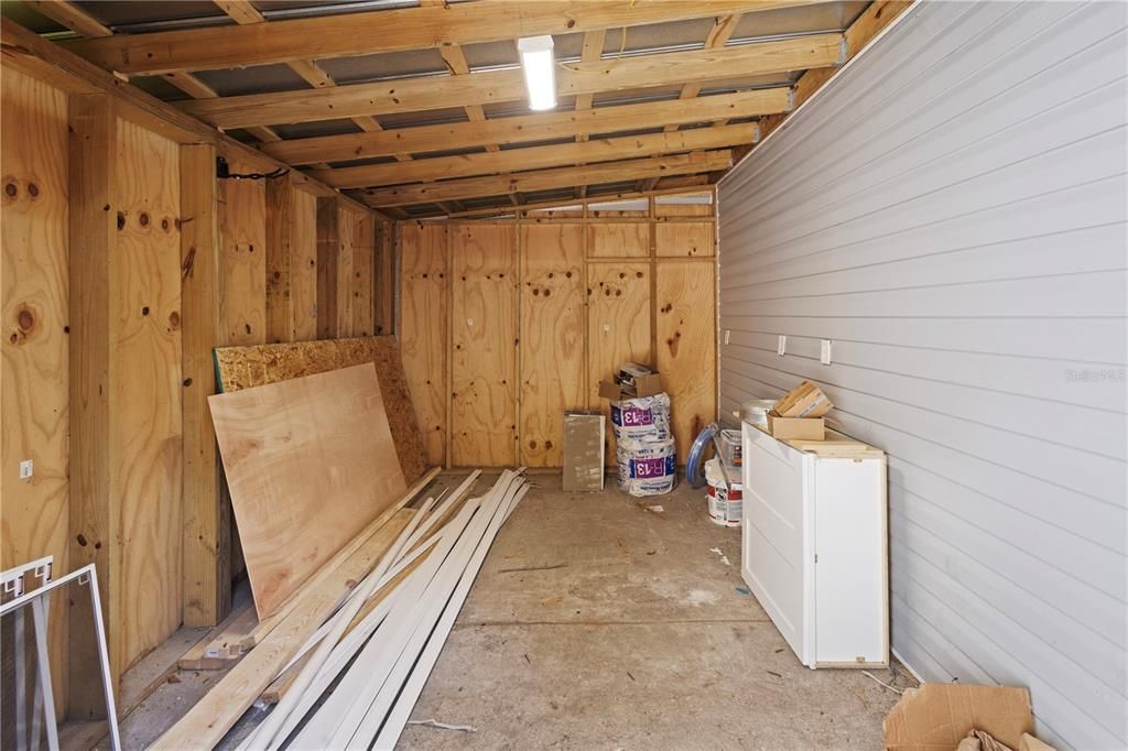 STORAGE SHED OR FLEX ROOM