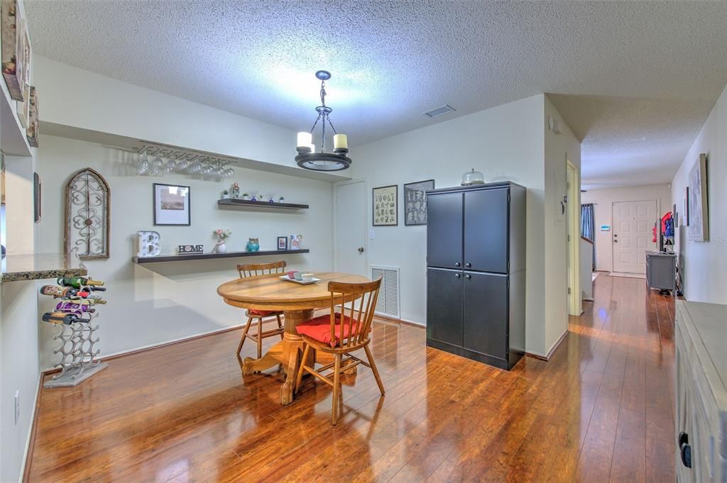 Dining Room with Hard Wood Floors