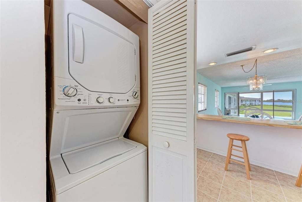 Washer & Dryer in Kitchen Closet