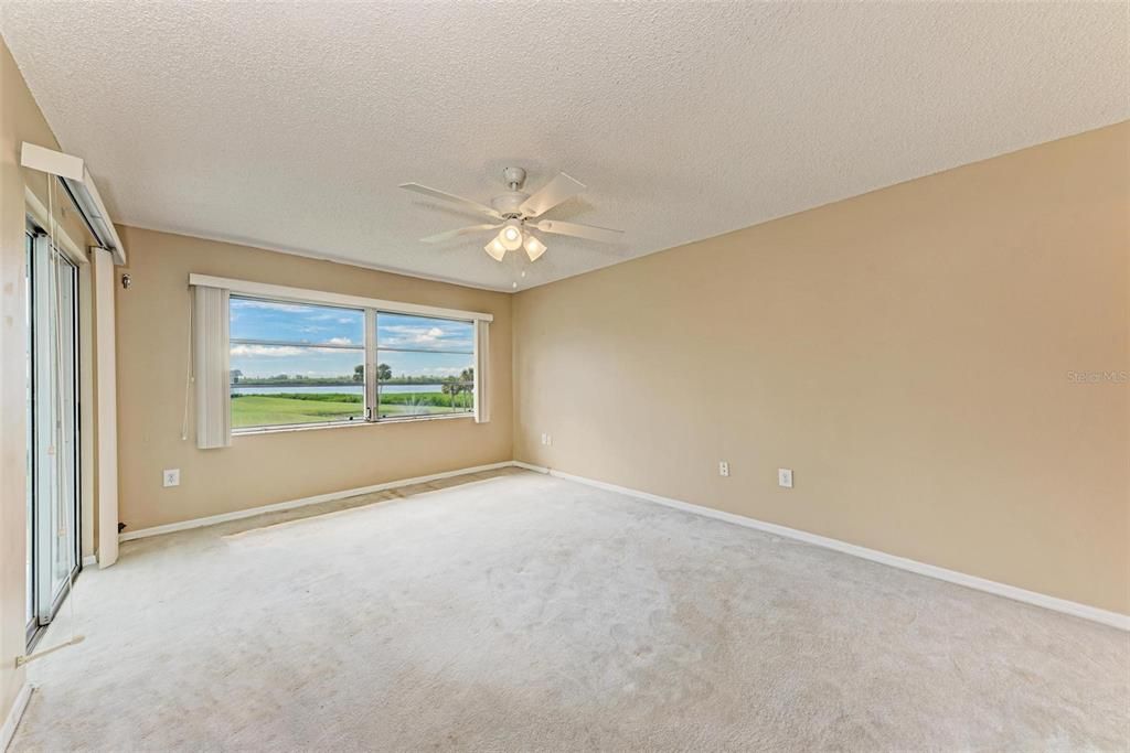 Primary Bedroom with Water View