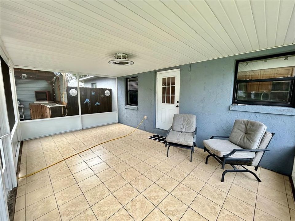 Screened porch