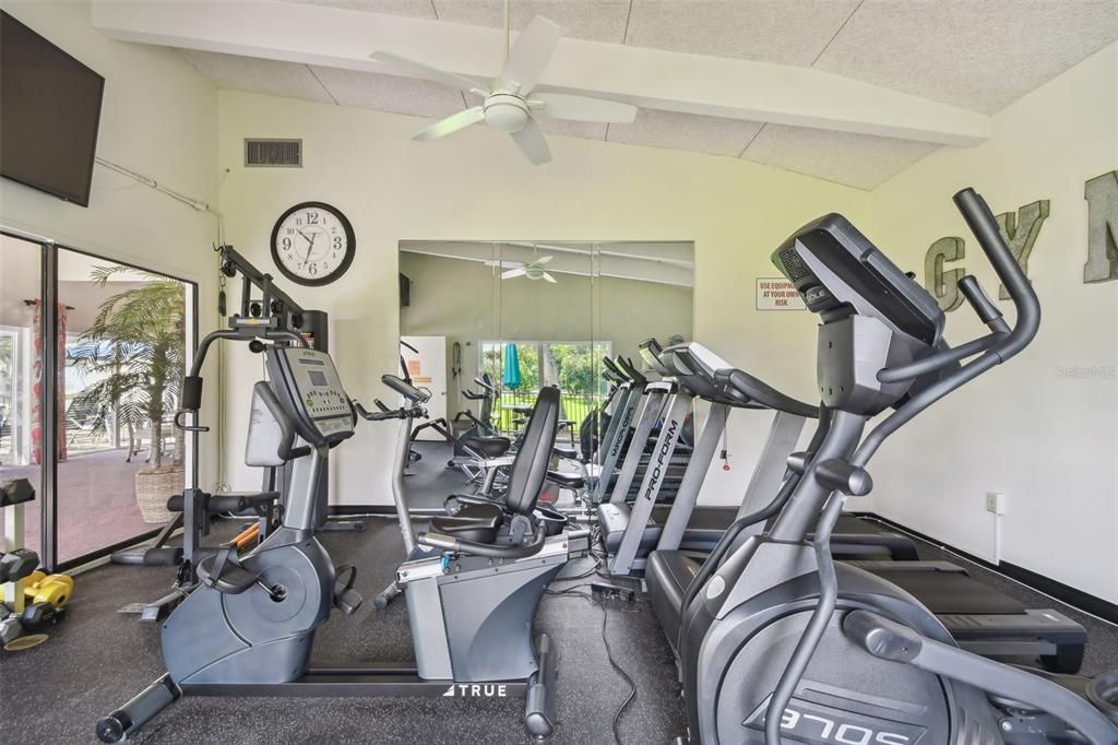 Exercise room.