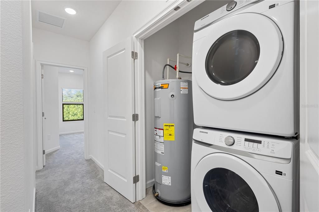 LAUNDRY CLOSET SECOND FLOOR