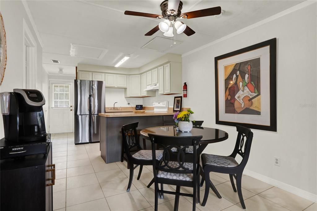 From Living Room Looking into Dinette and Kitchen