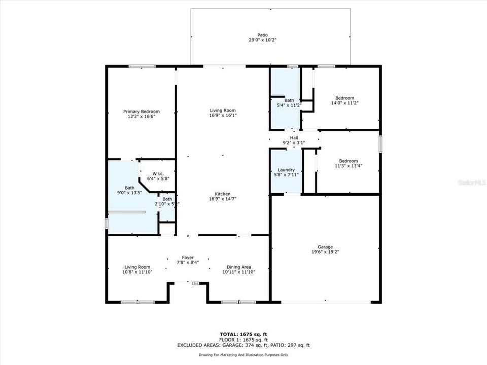 Active With Contract: $375,000 (3 beds, 3 baths, 1675 Square Feet)