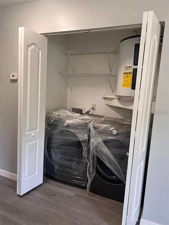 Laundry closet