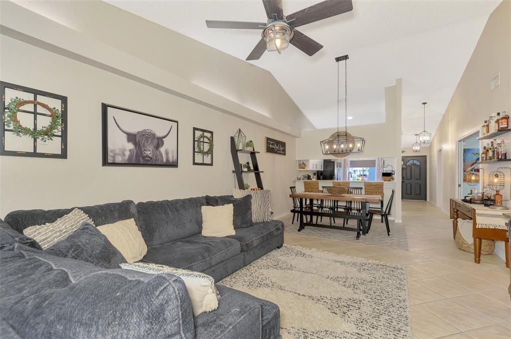 Open Floor Plan Living Area